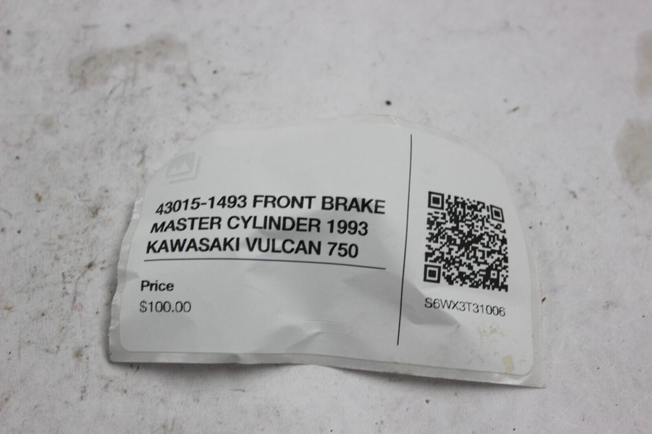 43015-1493 FRONT BRAKE MASTER CYLINDER 1993 KAWASAKI VULCAN 750