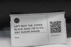 LEFT SEAT TAIL COVER BLACK 45502-20F00-YFX 2001 SUZUKI SV650S