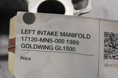 LEFT INTAKE MANIFOLD 17120-MN5-000 1989 GOLDWING GL1500