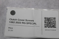 Clutch Cover Screws 1062 2022 RG SPECIAL