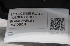 LED LICENSE PLATE HOLDER GLOSS BLACK HARLEY DAVIDSON