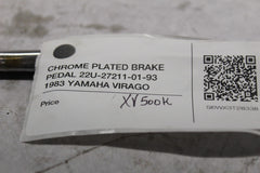 CHROME PLATED BRAKE PEDAL 22U-27211-01-93  1983 YAMAHA VIRAGO XV500K