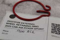 293370168 EXTERNAL WHEEL RETAINING RING 2023 CAN AM RYKER SPORT 900 ACE