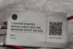 710007463 STARTER MOTOR CABLE 2023 CAN AM RYKER SPORT 900 ACE