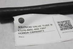 SOLENOID VALVE TUBE B 17276-MAL-600 1997 HONDA CBR600F3