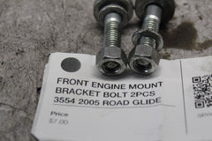 FRONT ENGINE MOUNT BRACKET BOLT 2PCS 3554 2005 ROAD GLIDE