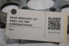 REAR SPROCKET 45T 42041-145 1980 KAWASAKI KZ440