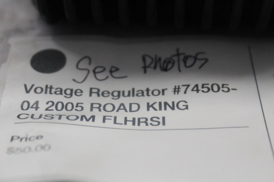 Voltage Regulator #74505-04 HARLEY DAVIDSON