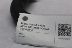 Water Hose A 19525-MBW-000 2000 HONDA CBR600F4