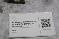 Air Cleaner Breather Bolts (2) HARLEY DAVIDSON 29465-08B