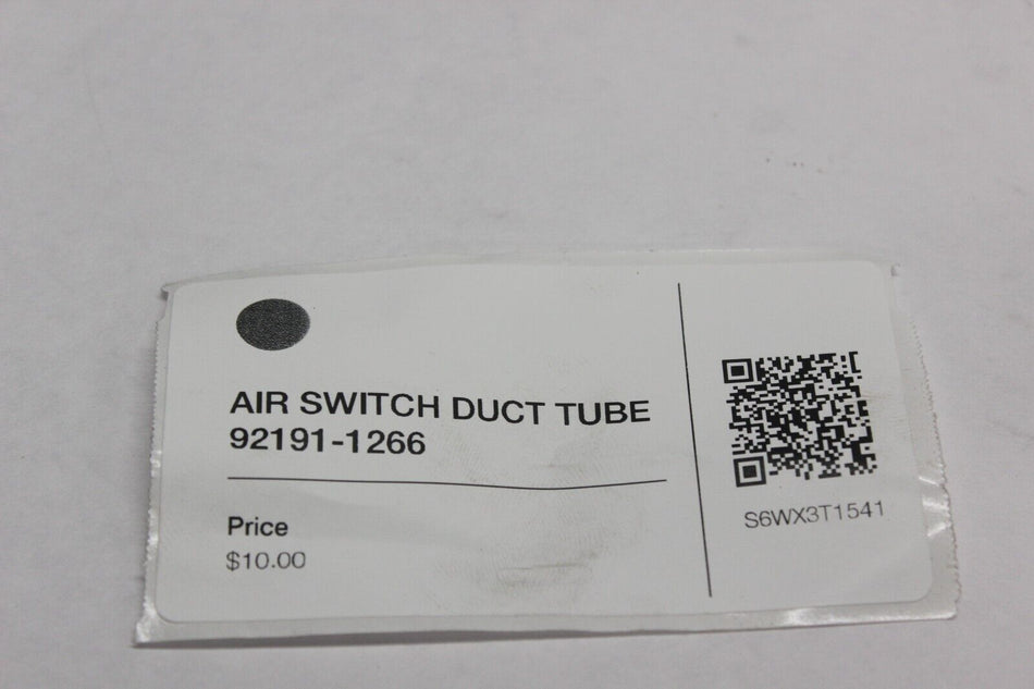 AIR SWITCH DUCT TUBE 92191-1266 1999 Kawasaki Vulcan VN1500