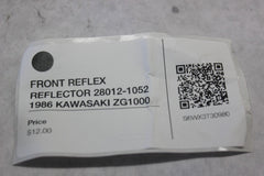 FRONT REFLEX REFLECTOR 28012-1052 1986 KAWASAKI ZG1000