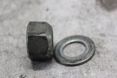 Front Axle Nut & Washer 7813A, 6594 2010 H-D ULTRA CLASSIC FLHTCU