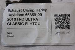 Exhaust Clamp Harley Davidson 66859-09 2010 H-D ULTRA CLASSIC FLHTCU