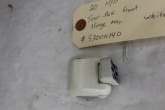 OEM Harley Davidson White Tour Pak Hinge FRONT 53000140