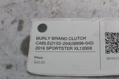 BURLY BRAND CLUTCH CABLE (2102-204) 38699-04D 2016 SPORTSTER XL1200X