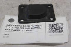 SADDLEBAG LOCK RUBBER 81217-463-770 1982 HONDA GOLDWING GL1100A