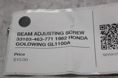 BEAM ADJUSTING SCREW 33103-463-771 1982 HONDA GOLDWING GL1100A