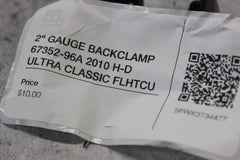 2" GAUGE BACKCLAMP 67352-96A 2010 H-D ULTRA CLASSIC FLHTCU