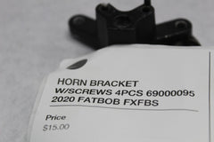 HORN BRACKET W/SCREWS 4PCS 69000095 2020 FATBOB FXFBS