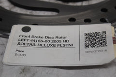 Front Brake Disc Rotor LEFT 44156-00 2005 HD SOFTAIL DELUXE FLSTNI
