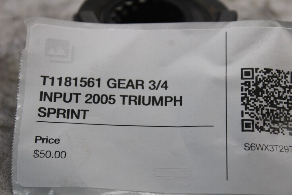 T1181561 GEAR 3/4 INPUT 2005 TRIUMP SPRINT