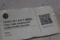 LEVER SET BOLT 92002-1322 1986 KAWASAKI CONCOURS ZG1000