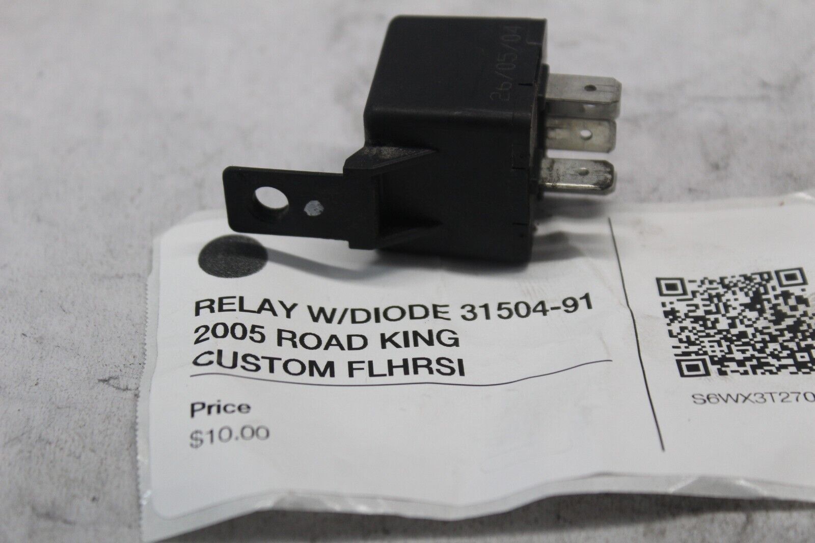 RELAY W/DIODE 31504-91 2005 ROAD KING CUSTOM FLHRSI – Midwest Moto Parts