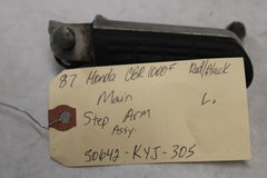 Main Step Arm LEFT 50642-KYJ-305 1987 Honda CBR1000F Hurricane