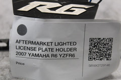 AFTERMARKET LIGHTED LICENSE PLATE HOLDER 2007 YAMAHA R6 YZFR6