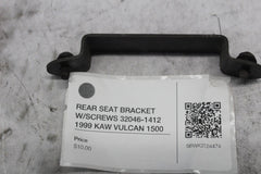 REAR SEAT BRACKET W/SCREWS 32046-1412 1999 KAW VULCAN 1500