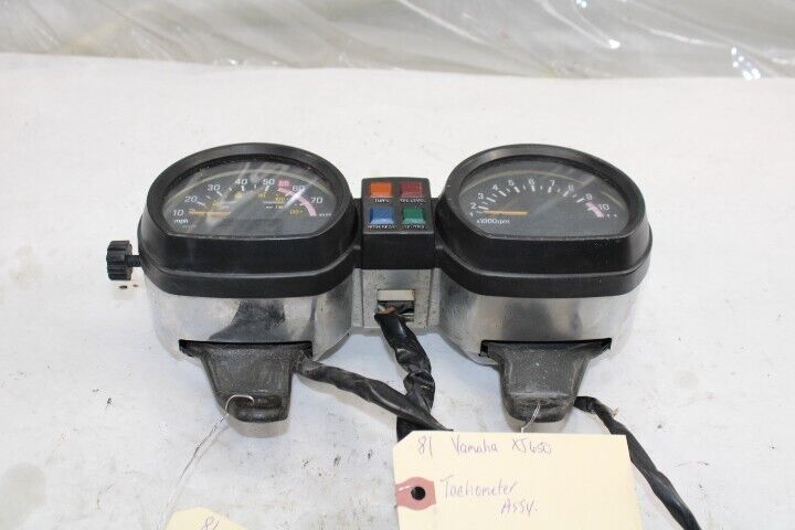 OEM Yamaha Motorcycle 1981 XJ650 Tachometer/Speedometer 5K5-83540-00-00