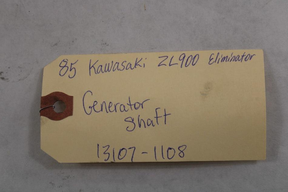 1985 Kawasaki Eliminator ZL900 Generator Shaft 13107-1108