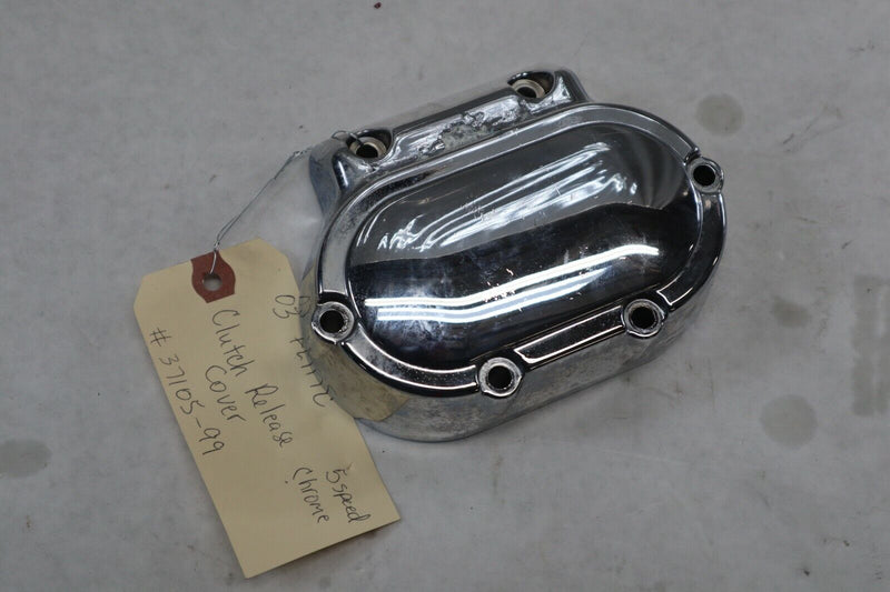 OEM Harley Davidson Chrome Clutch Release Cover 37105-99