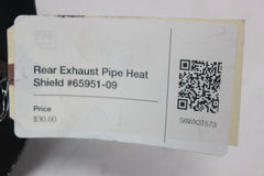 Rear Exhaust Pipe Heat Shield #65951-09