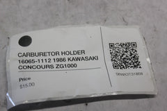 CARBURETOR HOLDER 16065-1112 1986 KAWASAKI CONCOURS ZG1000