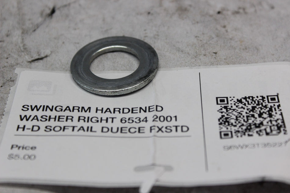 SWINGARM HARDENED WASHER RIGHT 6534 2001 H-D SOFTAIL DUECE FXSTD