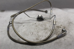 FRONT BRAIDED BRAKELINE DUAL CALIPER 43350-08 NON-ABS 2008 HARLEY-DAVIDSON STREE