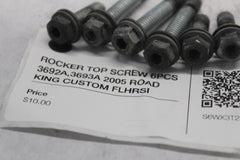 ROCKER TOP SCREW 6PCS 3692A,3693A 2005 ROAD KING CUSTOM FLHRSI