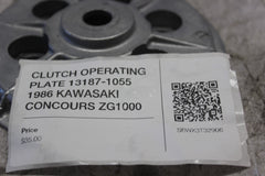 CLUTCH OPERATING PLATE 13187-1055 1986 KAWASAKI CONCOURS ZG1000