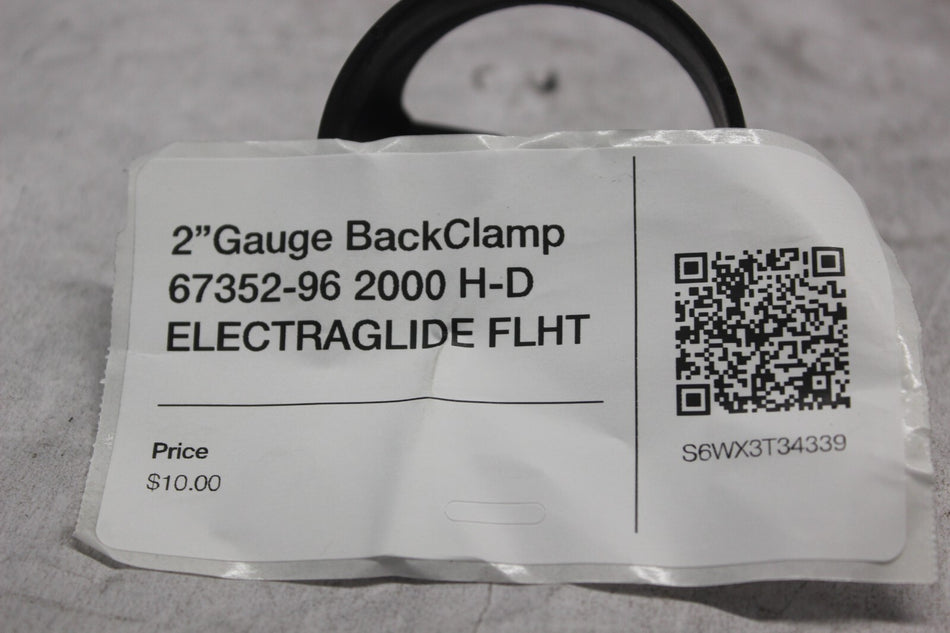 2” Gauge BackClamp 67352-96 2000 H-D ELECTRAGLIDE FLHT