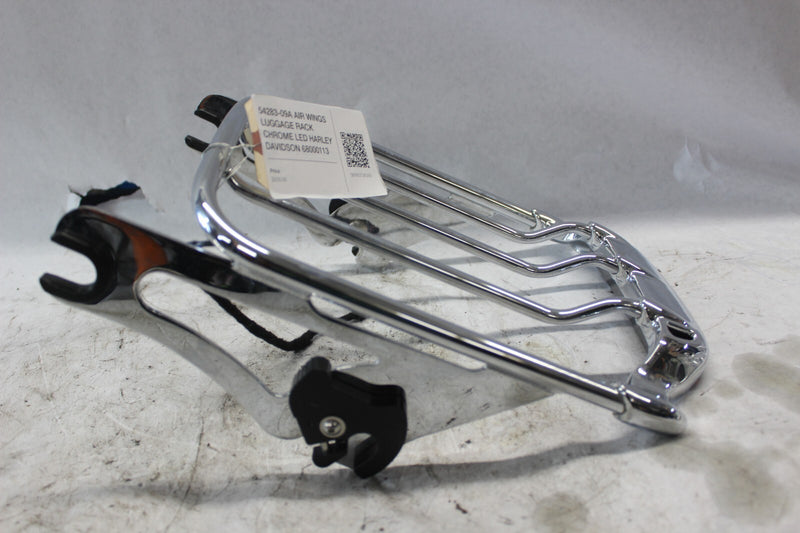 54283-09A AIR WINGS LUGGAGE RACK CHROME LED HARLEY DAVIDSON 68000113