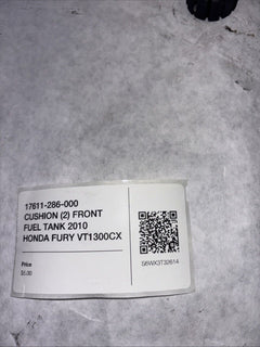 17611-286-000 CUSHION (2) FRONT FUEL TANK 2010 HONDA FURY VT1300CX