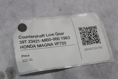 Countershaft Low Gear 39T 23421-MB0-000 1983 HONDA MAGNA VF750