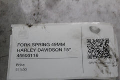 FORK SPRING 49MM HARLEY DAVIDSON 15" 45500116