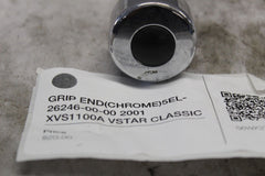 GRIP END (CHROME) 5EL-26246-00-00 2001 XVS1100A VSTAR CLASSIC