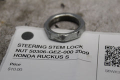 STEERING STEM LOCK NUT 50306-GEZ-000 2009 HONDA RUCKUS S