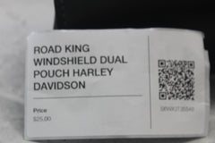 ROAD KING WINDSHIELD DUAL POUCH HARLEY DAVIDSON