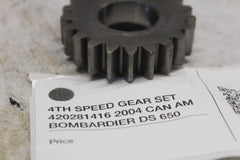 4TH SPEED GEAR SET 420281416 2004 CAN AM BOMBARDIER DS 650