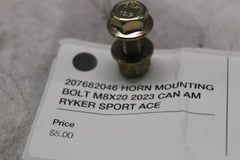 207682046 HORN MOUNTING BOLT M8X20 2023 CAN AM RYKER SPORT ACE